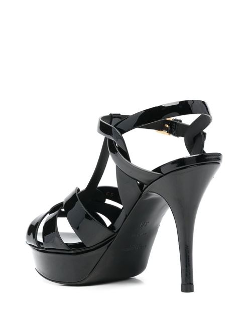 tribute patent leather platform sandals SAINT LAURENT | 315490AAAOW1000